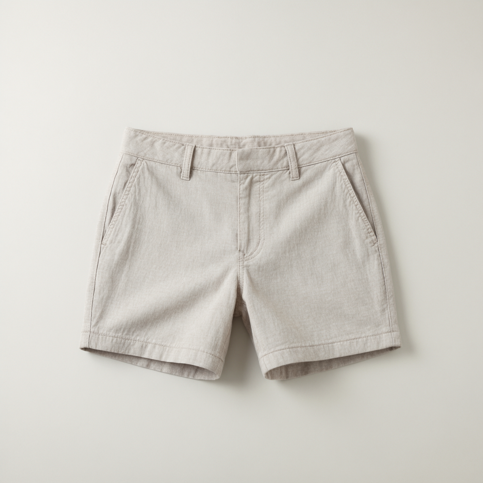 綿混紡ショートパンツ 綿混素材で通気性良好なショートパンツ 夏場の日常お出かけリラックスタイムに最適 着心地抜群のカジュアルボトムス